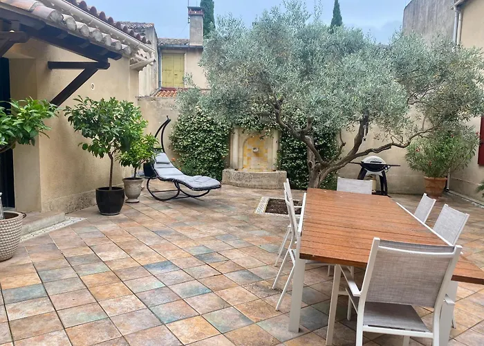 Le Patio Provencal-Maison Avec Cour Privee Vakantiehuis Nîmes